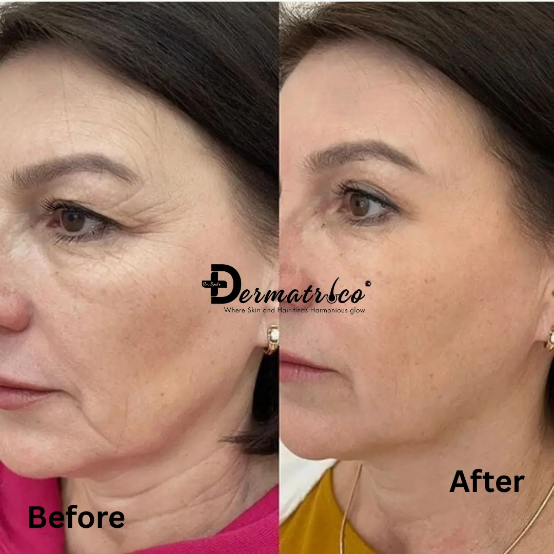 Anti Wrinkle Treatment Before And After Done By Dr. Syed